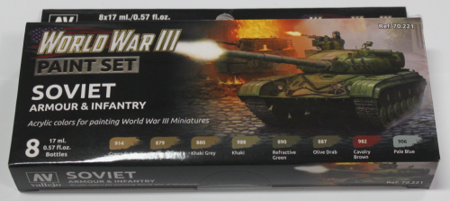 World War III Soviet Paint Set 8x17ml (GP1ltr=138,88€)