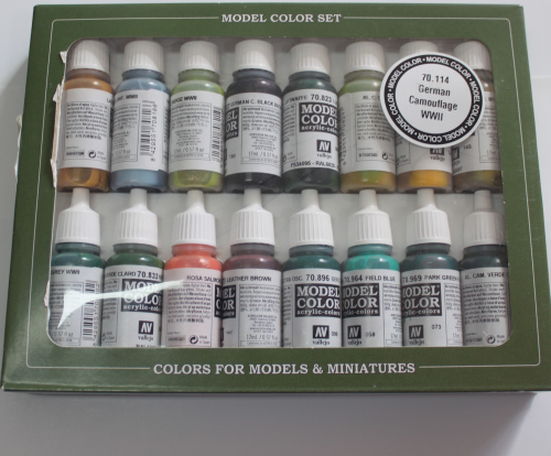 Model Color Set 20 Farben german camouflage WWII (GP1ltr=58,82€)