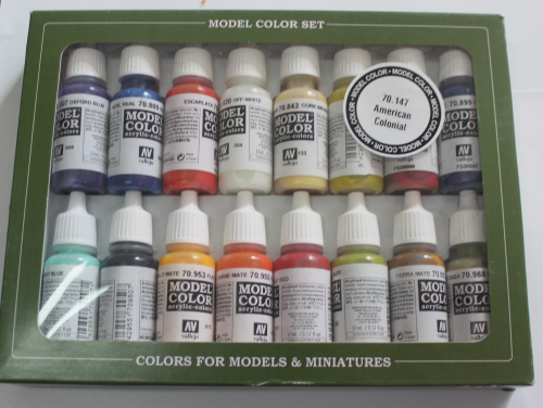 Model Color Set 20 Farben american Colonail (GP1ltr=58,82€)