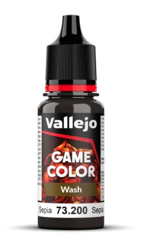 Vallejo Game Color Wash , 18 ml (g.P. 1L=  166,66€)  Sepia