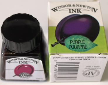 Winsor & Newton Zeichentusche 14 ml 542 purple  (g.P. 1L= 228,57€)