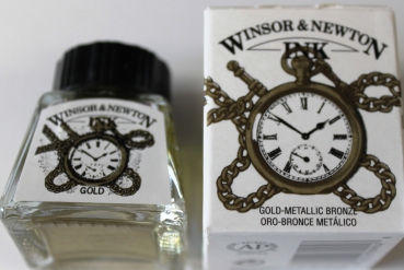 Winsor & Newton Drawing ink 283 gold  (g.P. 1L=242,80€)