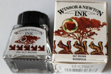 Winsor & Newton Zeichentusche 14 ml 441 nut brown  (g.P. 1L= 228,57€)