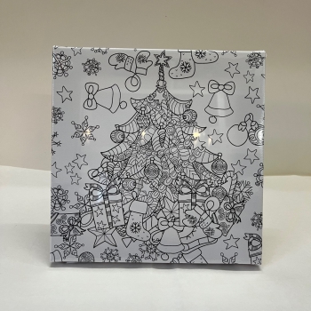 Tangler frame 20 x 20 cm motif Christmas tree
