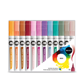 Aqua Color brush Basic Set 2