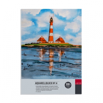 Ami watercolor pad No.4 17x24 cm 300g/m² (20 sheet