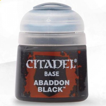 Citadel Base Color 12 ml , Abaddon Black (g.P. 1L=275€)