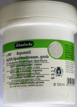 Schmincke Aqua-Spachtelmasse grob 50707 125 ml (GP 1L= 73,60€)