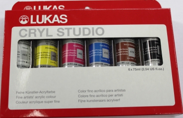 Lukas Cryl Studio Set 6 x 75 ml (g.P. 1L=39,78€)