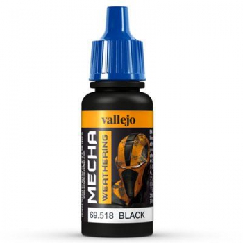 Vallejo Mecha Color 17 ml 69518, black wash  (g.P.1L=176,47€)