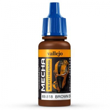 Vallejo Mecha Color 17 ml 69818, brown eng.soot matt  (g.P.1L=176,47€)
