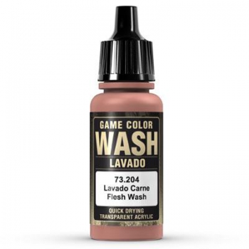 Vallejo Game Color Wash Lavado, 17 ml (g.P. 1L= 164,71€) Wash Fleshtone Shade