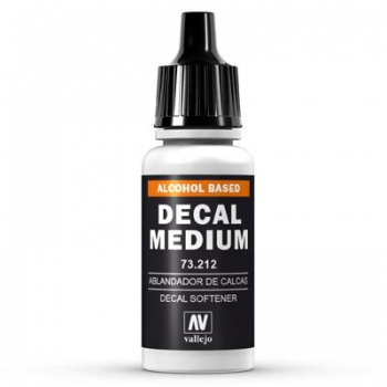 Vallejo Mecha Color 17 ml ,Decal softener 73212 (GP 1L= 164,71€)
