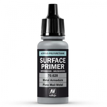 Vallejo Surface Primer 17 ml (g.P. 1L= 205,88€) 70628 plate mail metal