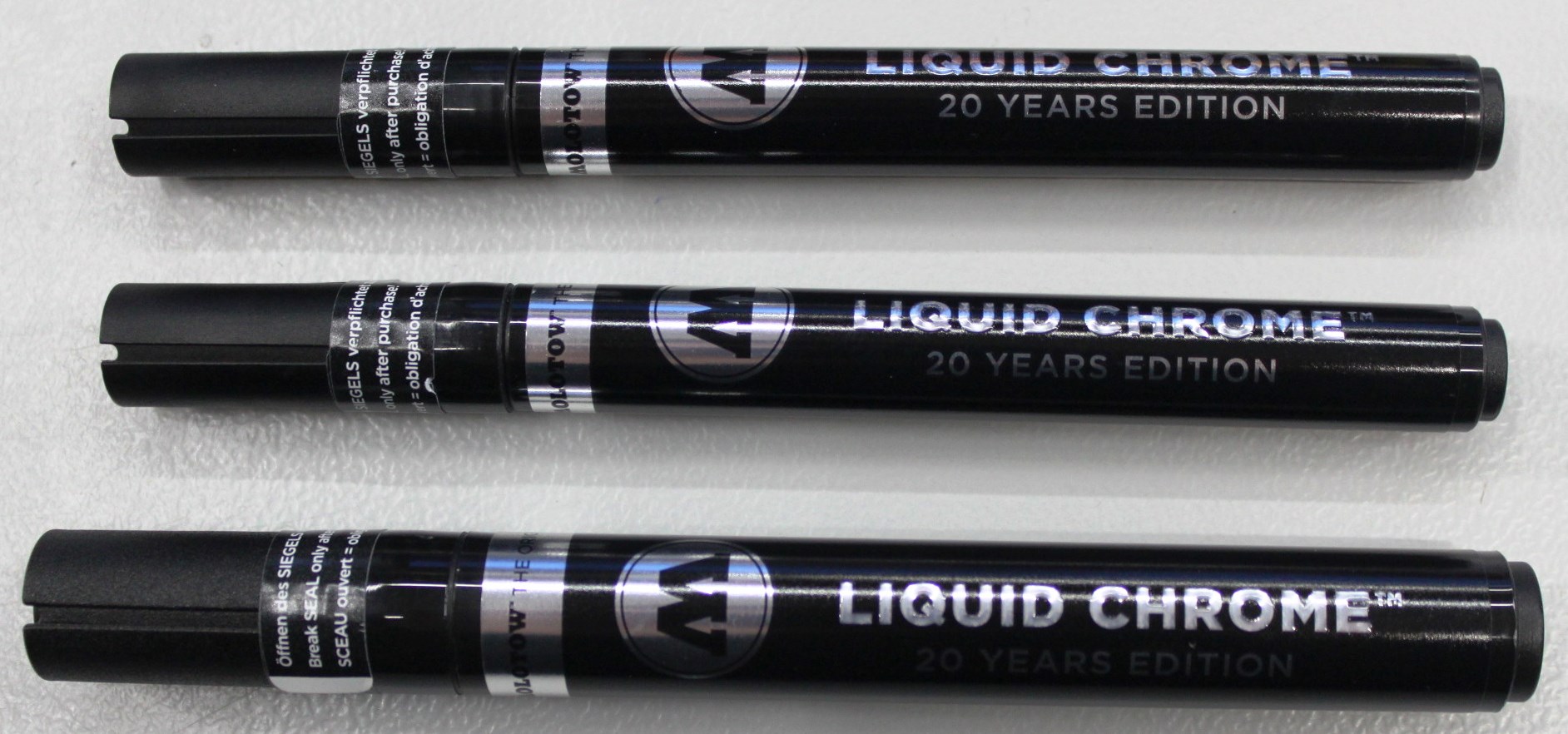 Molotow Liquid Chrome Marker Set - 1mm 2mm and 4mm