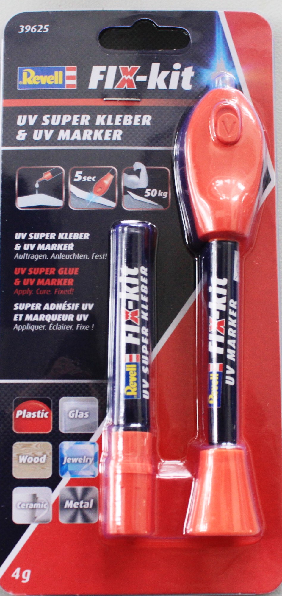 crazy airbrush Revell FixKit UV Super Kleber & UV Marker