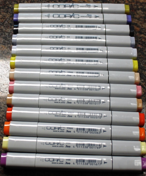 Copic　Layoutmarker　E33　sand　crazy　airbrush