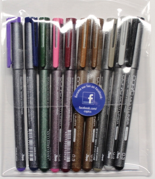 Copic Multiliner Set 10 Stück 0.3mm