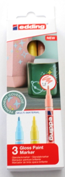 Edding Gloss Paint Marker 3 er Set