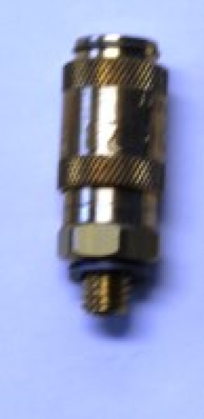 Plug connection M5 External thread brass