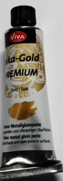 Inka - Gold Premium 40 g Tuben (g.P. 1L=197,50€) Farbton: gold