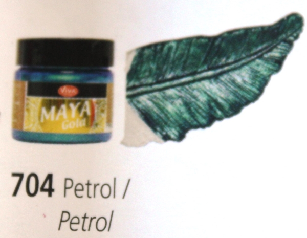 Maya-Gold 45ml (g.P. 1L= 125,56€) Farbton petrol