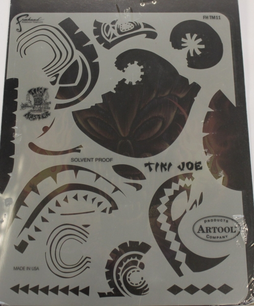 Artool Airbrush Template Tiki Master Template Tiki Joe