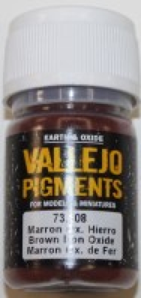 Vallejo Pigmente Eisenoxid braunt 30ml (g.P. 1L= 170€)