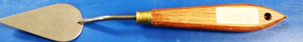 Malspachtel mit elastischer Klinge und Holzgriff