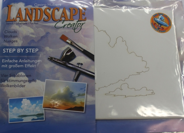 Georg Hubers Landscape Airbrush Stencil Creator "Clouds