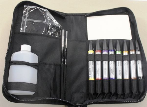 Aquarell Farbmarker Reisetasche