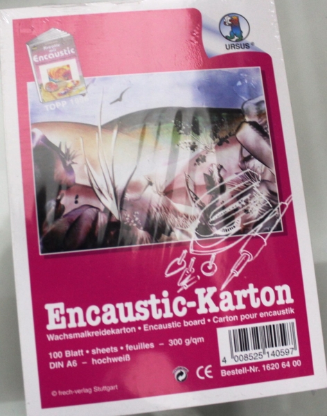 Encaustic-Karton (Wachsmalkreidekarton)100 Blatt DIN A 6