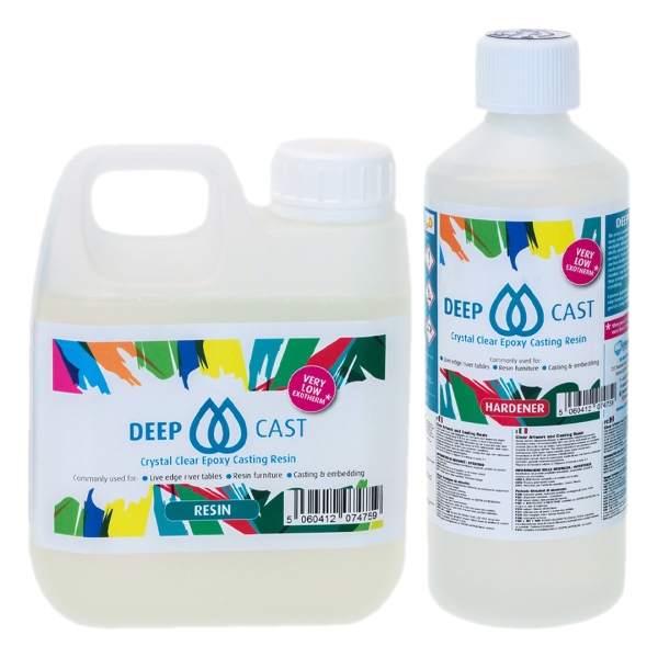 DEEPCAST Clear Casting Resin (CER) 1,5 Liter (g.P. 1L=40,35€)