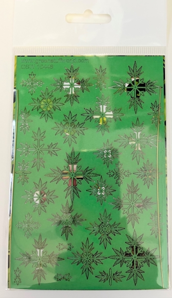 Green Stuff Airbrush- Schablonen "Cannabis Plant"
