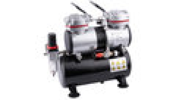 Airbrush mini comperssor with air reservoir AS 196 1