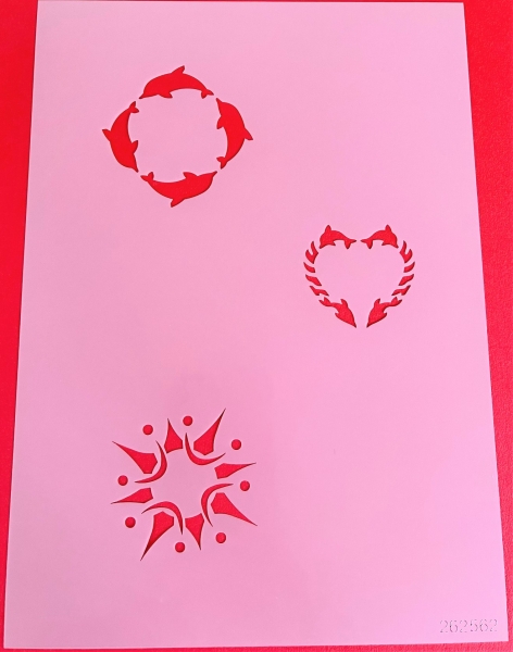 Airbrush- Schablonen Set 4- teilig 14,8x21 cm