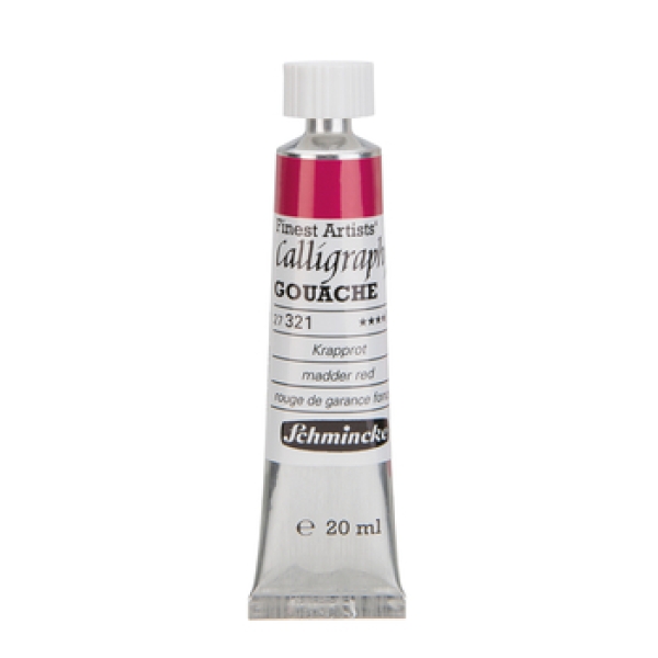 Schmincke Calligraphy Gouache 20ml Krapprot 321 (g.P.1L= 500€)