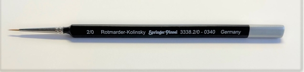 3338 Dreikantpinsel Rotmarder-Kolinsky Gr. 2/0