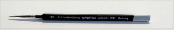 3338 Rotmarder-Kolinsky Pinsel Gr.3/0