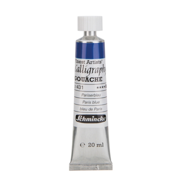 Schmincke Calligraphy Gouache 20ml Pariserblau 431 (g.P.1L= 500€)