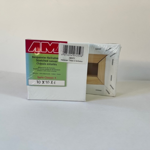 Ami covered stretcher frame 10x10x4cm Classic Series 4