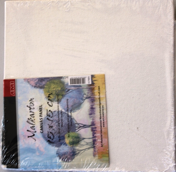 AMI Malkarton, bespannt mit Maltuch 15x15 cm (5 Stk.)