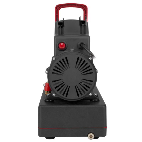 Aibrush Kompressor mit Doppellüfter und  Korrosionsbeständiger Aluminium-Lufttank (2,5 l)