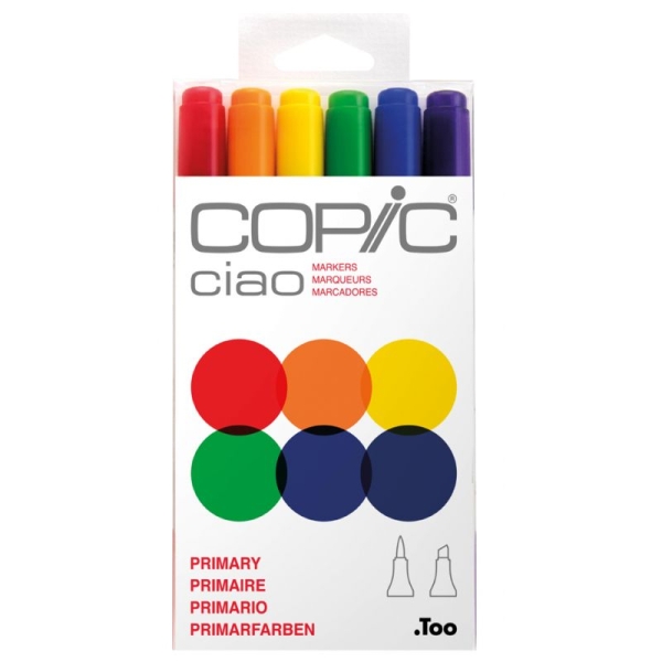 Copic Ciao Set Primärfarben 6 Stück