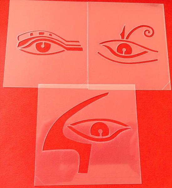 Airbrush Körper Schablonen verschiedene Designs