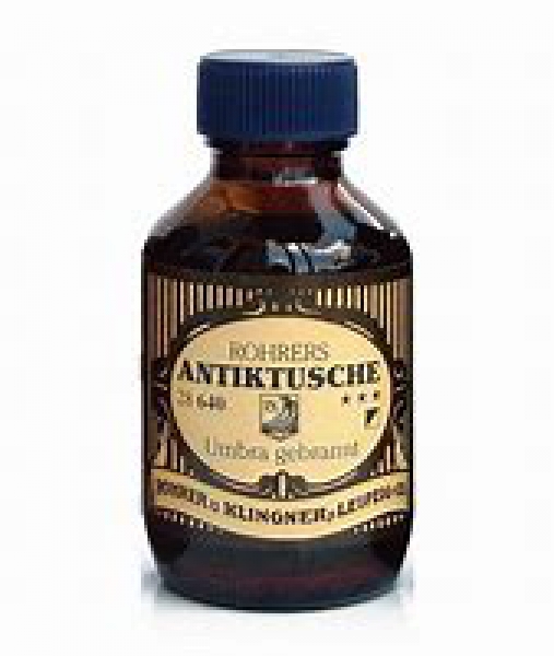 Antiktusche umbra gebrannt 100ml (1ltr=67,50€)
