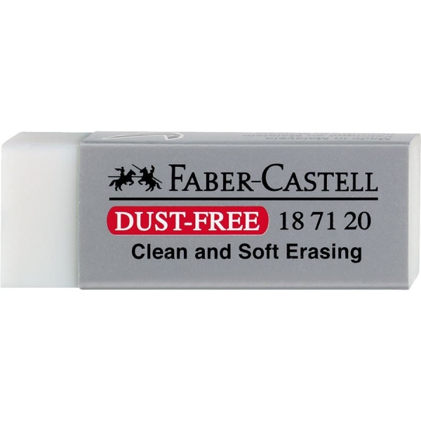 Faber-Castell Dust-free Radierer, weiß