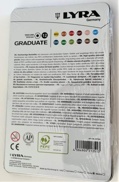 Lyra Graduate Farb-/ Buntstifte Set  12