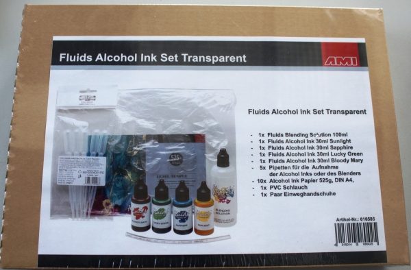 Fluids Alkohol Ink Set Transparent