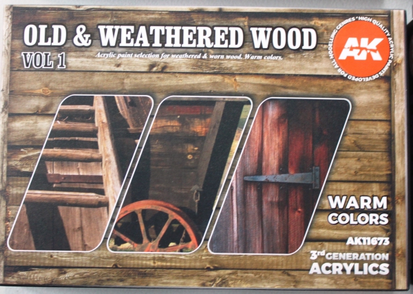 AK11673 Old&weathered wood Vol1 Set